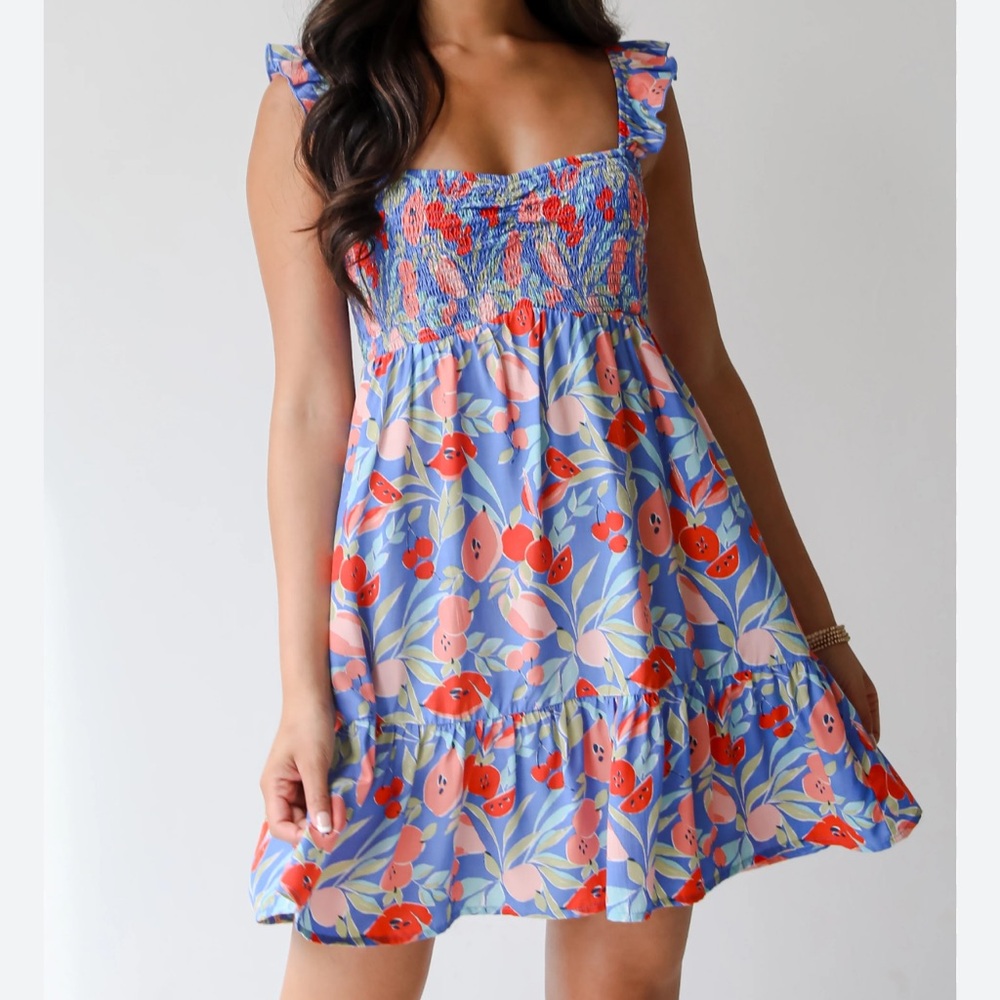 Floral/fruit dress from shopdressup.com. Size L